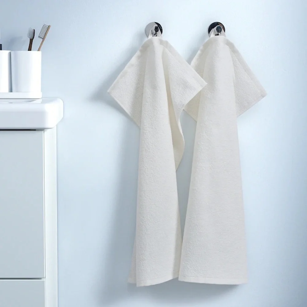 LUDDVIAL 100% Cotton Hand Towels Set of 2